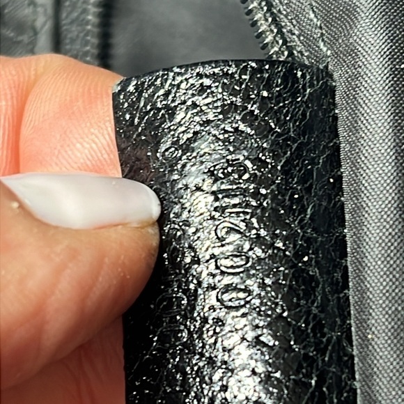 Gucci Jackie Black Nylon Pebbled Leather Black Metal Piston Closure Shoulder Bag - Picture 15 of 16